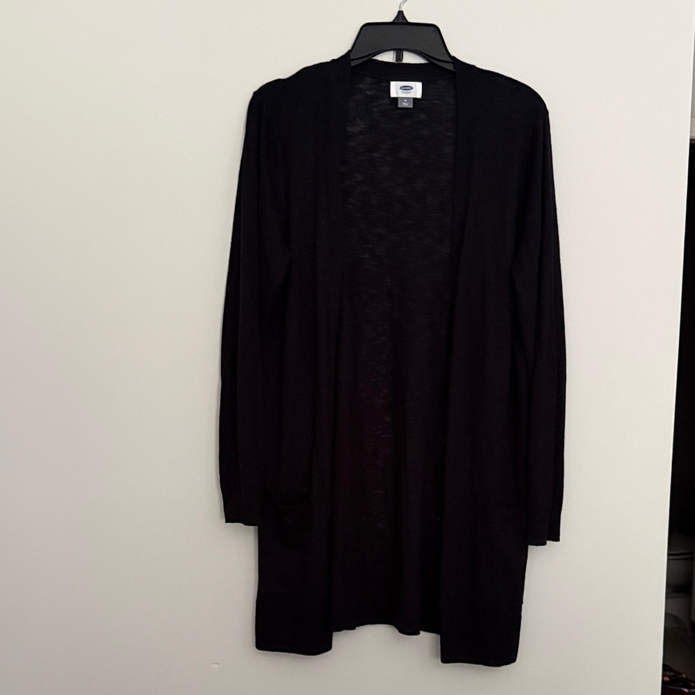 Old Navy Women's Black Open Cardigan